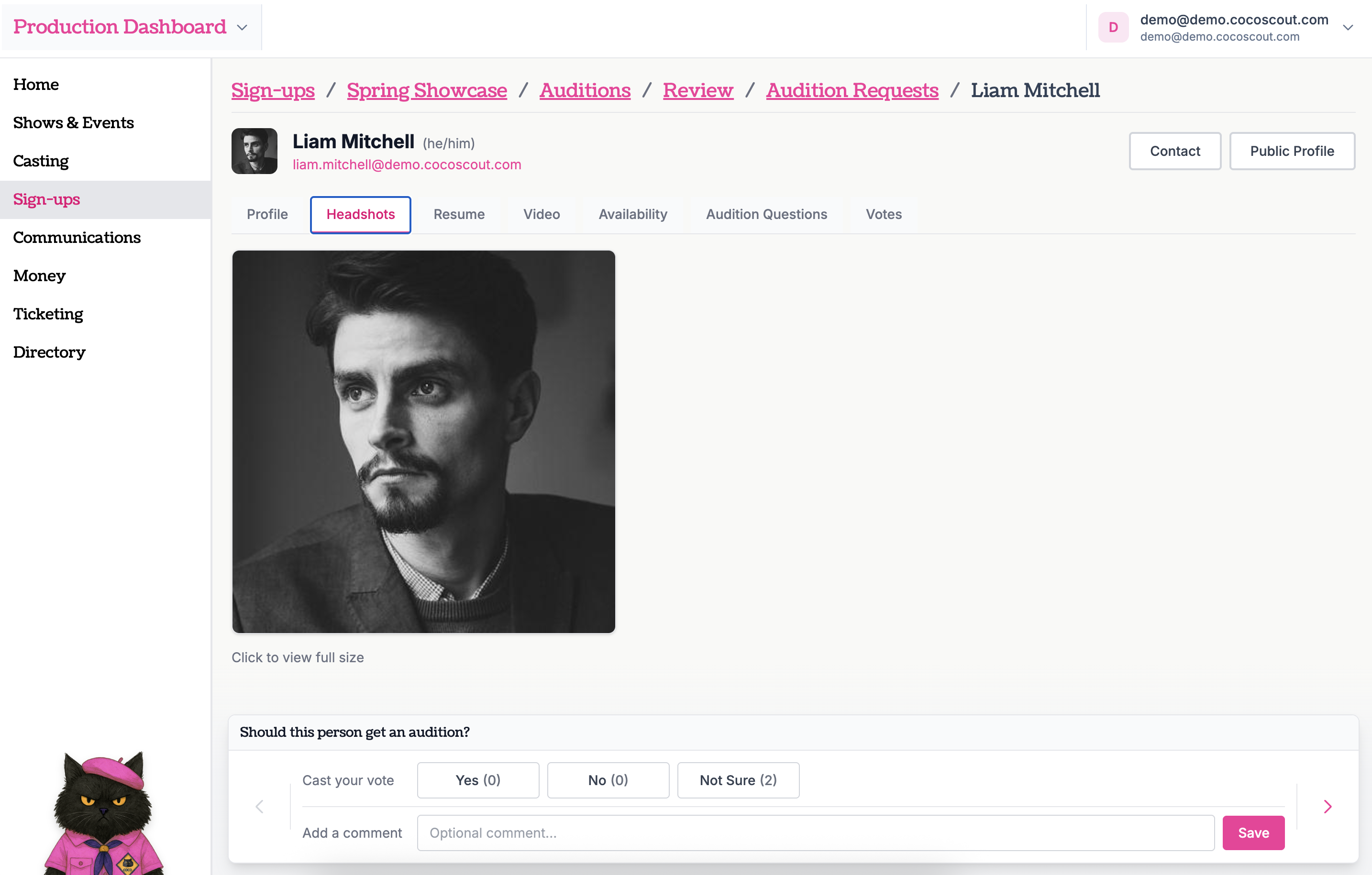 Submission Detail View